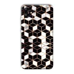 Black Cubes Phone Customized Printed Back Cover for Samsung Galaxy A04e