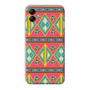 Colorful Rhombus Phone Customized Printed Back Cover for Samsung Galaxy A04e
