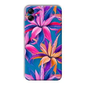 Aqautic Flowers Phone Customized Printed Back Cover for Samsung Galaxy A04e
