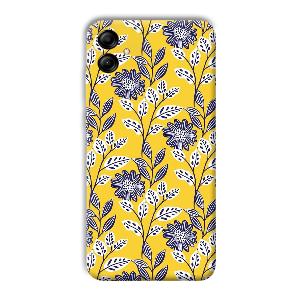 Yellow Fabric Design Phone Customized Printed Back Cover for Samsung Galaxy A04e