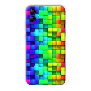Square Blocks Phone Customized Printed Back Cover for Samsung Galaxy A04e
