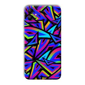 Blue Triangles Phone Customized Printed Back Cover for Samsung Galaxy A04e