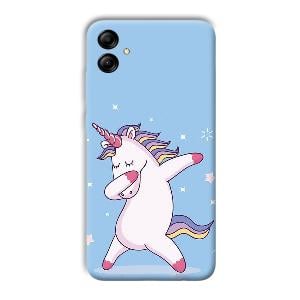Unicorn Dab Phone Customized Printed Back Cover for Samsung Galaxy A04e