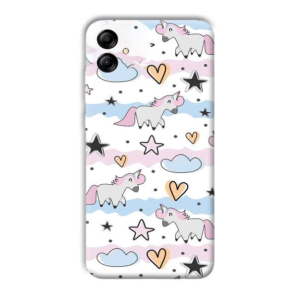 Unicorn Pattern Phone Customized Printed Back Cover for Samsung Galaxy A04e