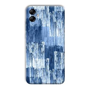 Blue White Lines Phone Customized Printed Back Cover for Samsung Galaxy A04e