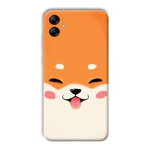Smiley Cat Phone Customized Printed Back Cover for Samsung Galaxy A04e
