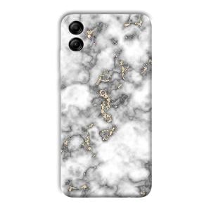 Grey White Design Phone Customized Printed Back Cover for Samsung Galaxy A04e