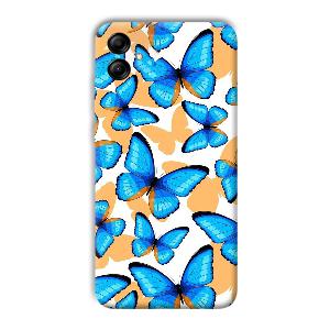 Blue Butterflies Phone Customized Printed Back Cover for Samsung Galaxy A04e