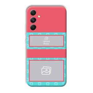 Blue Pink Customized Printed Back Cover for Samsung Galaxy A34 5G