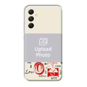 LOVE Customized Printed Back Cover for Samsung Galaxy A34 5G