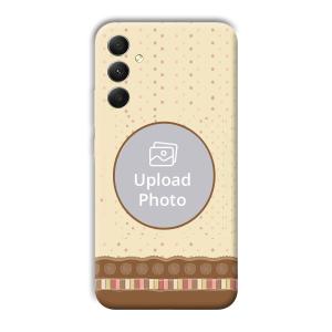 Brown Design Customized Printed Back Cover for Samsung Galaxy A34 5G