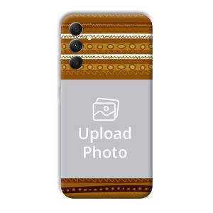 Brown Lines Customized Printed Back Cover for Samsung Galaxy A34 5G