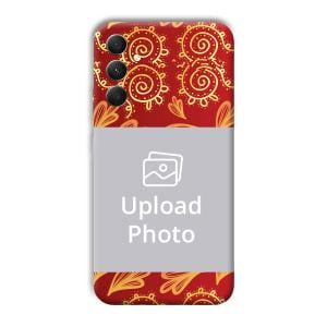 Red Design Customized Printed Back Cover for Samsung Galaxy A34 5G