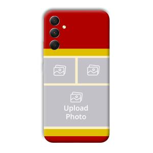 Red Yellow Collage Customized Printed Back Cover for Samsung Galaxy A34 5G