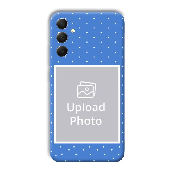 Sky Blue White Customized Printed Back Cover for Samsung Galaxy A34 5G