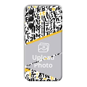 Letters Customized Printed Back Cover for Samsung Galaxy A34 5G