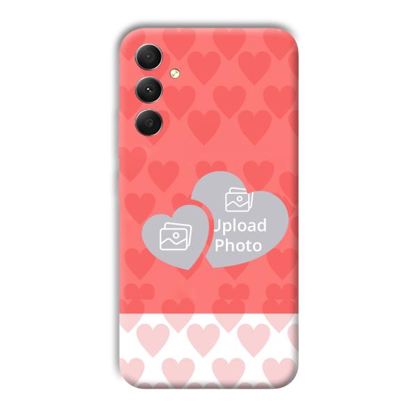 2 Hearts Customized Printed Back Cover for Samsung Galaxy A34 5G