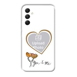 You & Me Customized Printed Back Cover for Samsung Galaxy A34 5G