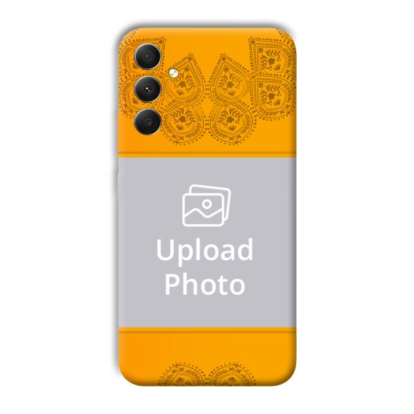 Mehendi Design Customized Printed Back Cover for Samsung Galaxy A34 5G