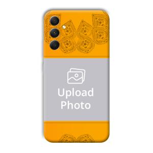 Mehendi Design Customized Printed Back Cover for Samsung Galaxy A34 5G