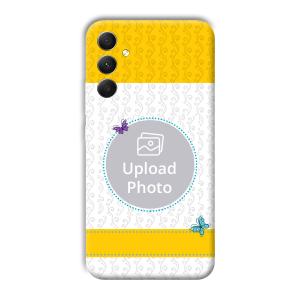 Butterflies & Yellow Customized Printed Back Cover for Samsung Galaxy A34 5G