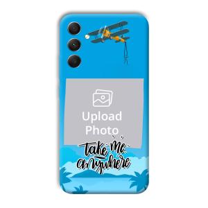 Take Me Anywhere Travel Customized Printed Back Cover for Samsung Galaxy A34 5G