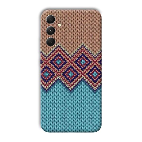 Fabric Design Phone Customized Printed Back Cover for Samsung Galaxy A34 5G