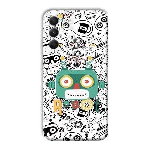 Animated Robot Phone Customized Printed Back Cover for Samsung Galaxy A34 5G