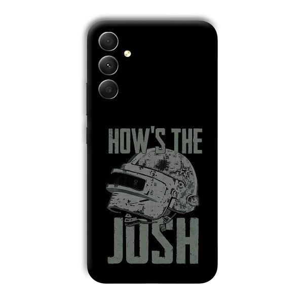 How's The Josh Phone Customized Printed Back Cover for Samsung Galaxy A34 5G