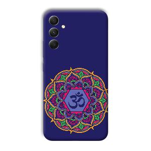 Blue Om Design Phone Customized Printed Back Cover for Samsung Galaxy A34 5G