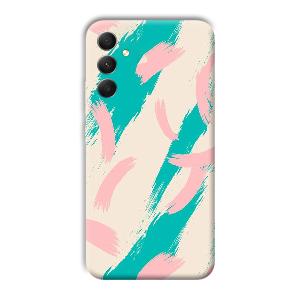 Pinkish Blue Phone Customized Printed Back Cover for Samsung Galaxy A34 5G