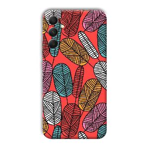 Lines and Leaves Phone Customized Printed Back Cover for Samsung Galaxy A34 5G