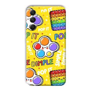 Pop It Phone Customized Printed Back Cover for Samsung Galaxy A34 5G