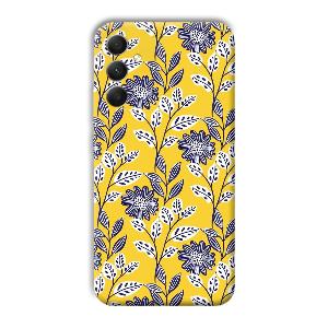 Yellow Fabric Design Phone Customized Printed Back Cover for Samsung Galaxy A34 5G
