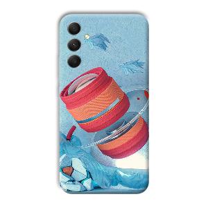 Blue Design Phone Customized Printed Back Cover for Samsung Galaxy A34 5G