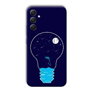 Night Bulb Phone Customized Printed Back Cover for Samsung Galaxy A34 5G