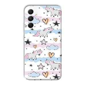 Unicorn Pattern Phone Customized Printed Back Cover for Samsung Galaxy A34 5G