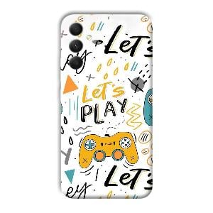 Let's Play Phone Customized Printed Back Cover for Samsung Galaxy A34 5G