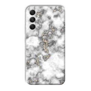 Grey White Design Phone Customized Printed Back Cover for Samsung Galaxy A34 5G
