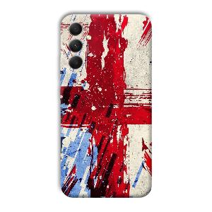 Red Cross Design Phone Customized Printed Back Cover for Samsung Galaxy A34 5G