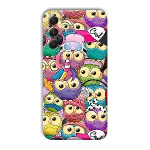 Colorful Owls Phone Customized Printed Back Cover for Samsung Galaxy A34 5G