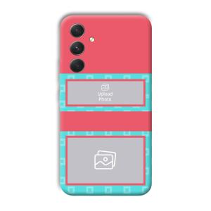 Blue Pink Customized Printed Back Cover for Samsung Galaxy A54 5G