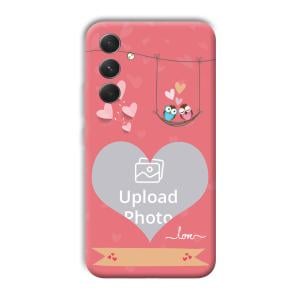 Love Birds Design Customized Printed Back Cover for Samsung Galaxy A54 5G