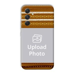 Brown Lines Customized Printed Back Cover for Samsung Galaxy A54 5G