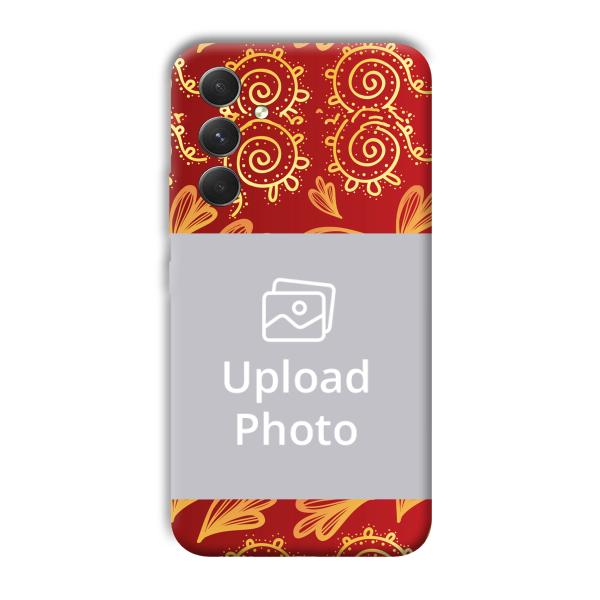 Red Design Customized Printed Back Cover for Samsung Galaxy A54 5G