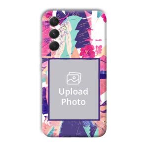 Palm Leaves Customized Printed Back Cover for Samsung Galaxy A54 5G
