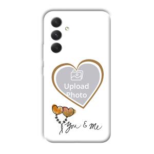 You & Me Customized Printed Back Cover for Samsung Galaxy A54 5G
