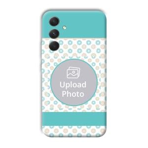 Blue Flowers Customized Printed Back Cover for Samsung Galaxy A54 5G