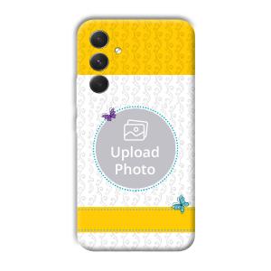 Butterflies & Yellow Customized Printed Back Cover for Samsung Galaxy A54 5G