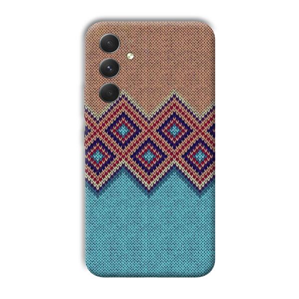 Fabric Design Phone Customized Printed Back Cover for Samsung Galaxy A54 5G